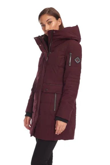 Alpine North Women's - KOOTNEY | Vegan Down Recycled Mid-Length Parka Coat