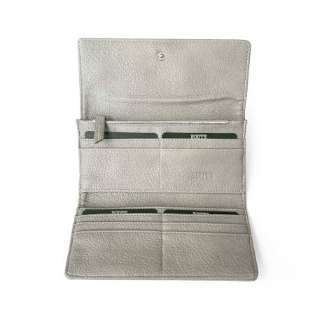 ROOTS Ladies Trifold Clutch Wallet