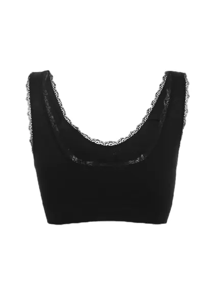 Allegra K- coussins amovibles sans fil gilet de sommeil Tops Bra