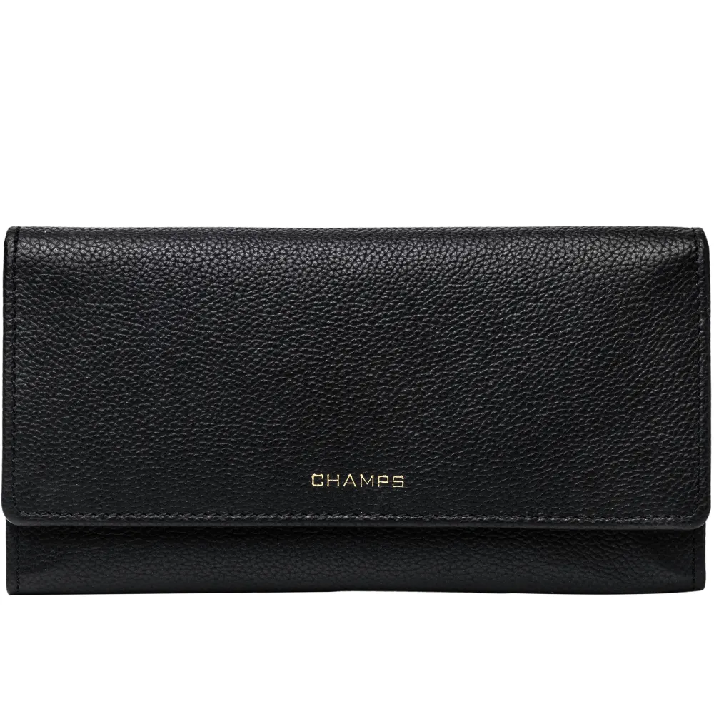 CHAMPS Leather Clutch RFID Wallet