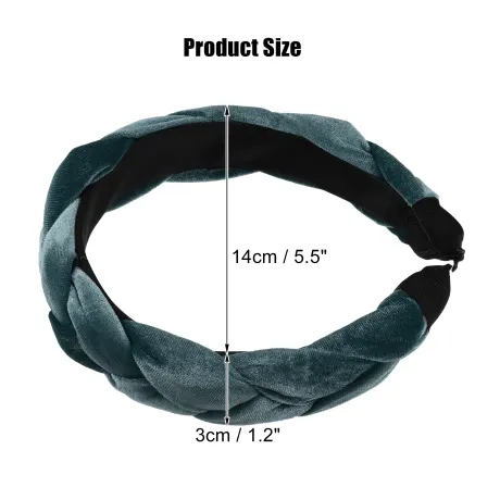 Unique Bargains - Thick Braided Velvet Headband