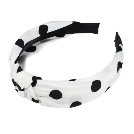 Unique Bargains- Polka Dot Wide Knotted Headband