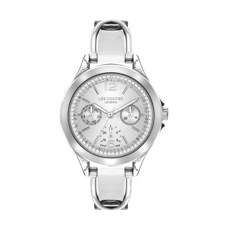 LEE COOPER-Montre Dames Argenté 36mm Cadran Argent