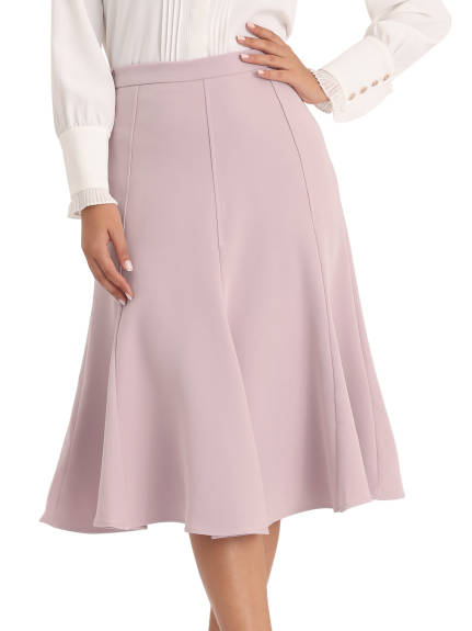 Hobemty- High Waist Fishtail Skirt