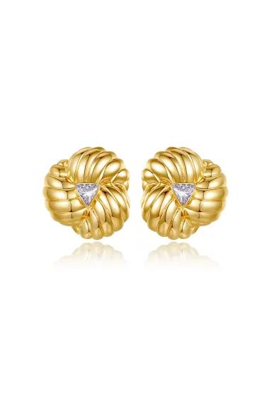 Classicharms-Clover Stud Earrings