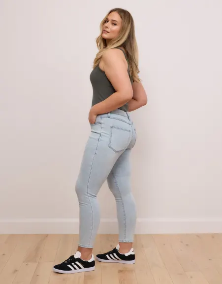 Yoga Jeans- Coupe Étroite Taille Haute