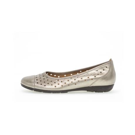 GABOR - Elegant Perforated Ballet Flats