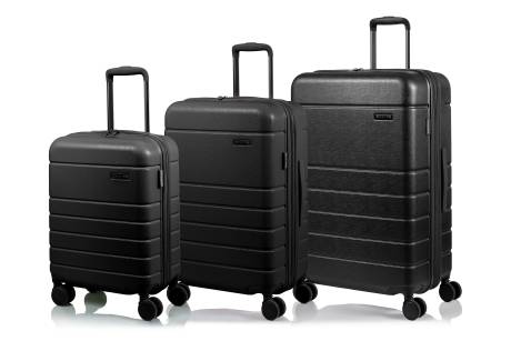 CHAMPS - Linen Collection 3pc Hardside Luggage Set