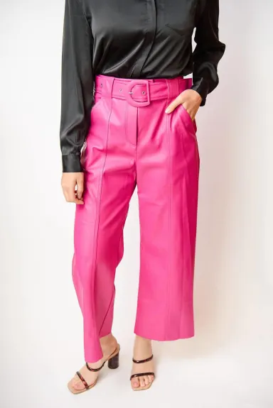 Suncoo - Joy Faux Leather Pant