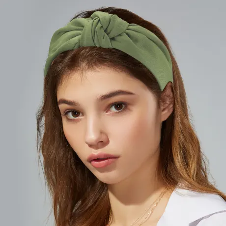 Unique Bargains - Solid Knotted Headband