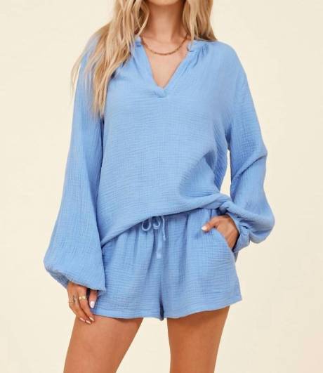 LAmade - Santa Fe Gauze Long Sleeve Top