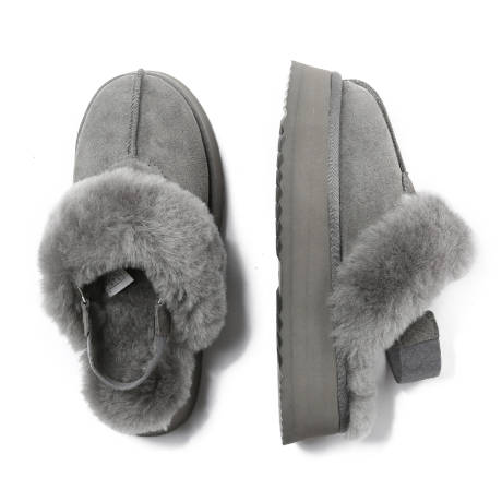 EVERAU Australia Women Wagtail Removable Strap Platform Slippers