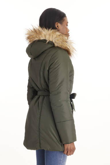 Rachel - 3 in 1 Maternity Coat With Belt - Modern Eternity Maternity