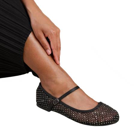 Where's That From - Womens/Ladies Tennessee Diamante Mesh Wide Pumps