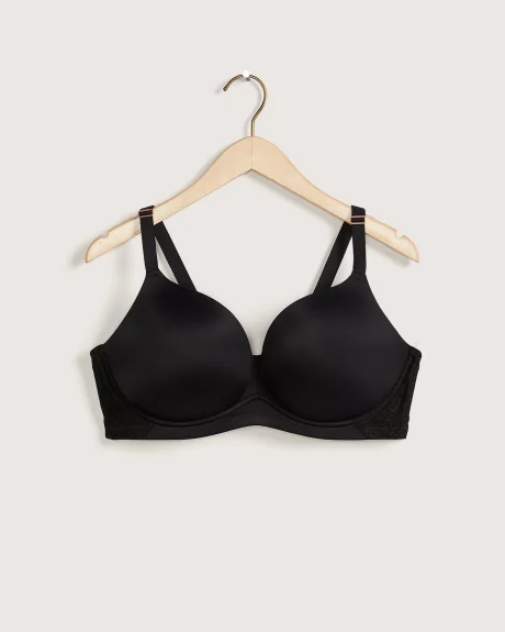 Wireless Plunge Bra With Mesh At Back - Déesse Collection