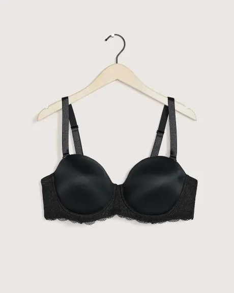 Underwire Microfiber Strapless Bra, G-H Cups - Déesse Collection