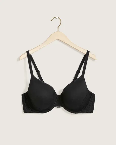 Mesh Spacer Bra With Lace Details - Déesse Collection