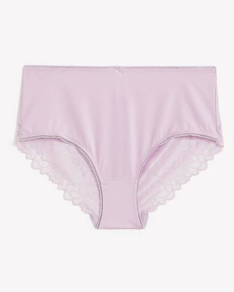 Culotte classique avec dos en dentelle - Déesse Collection