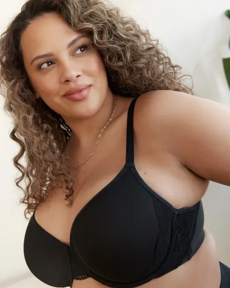 Soutien-gorge en maille avec détails en dentelle - Déesse Collection