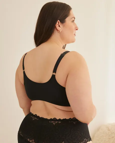 Soutien-gorge non doublé à fermeture avant avec dentelle – Déesse Collection