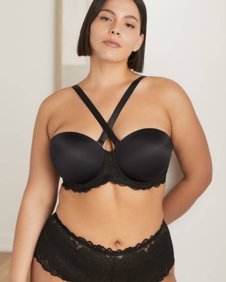 Underwire Microfiber Strapless Bra - Déesse Collection