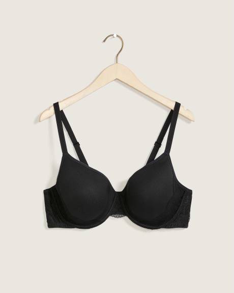 Mesh Spacer Bra With Lace Details - Déesse Collection