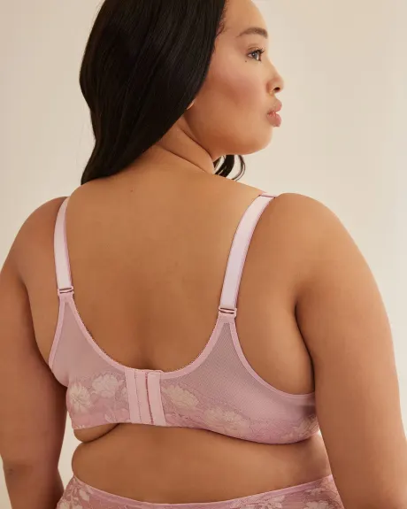 Soutien-gorge pigeonnant avec dentelle deux tons et maille - Collection Déesse