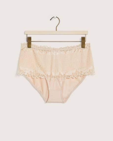 Full Brief With Lace Waist - Déesse Collection