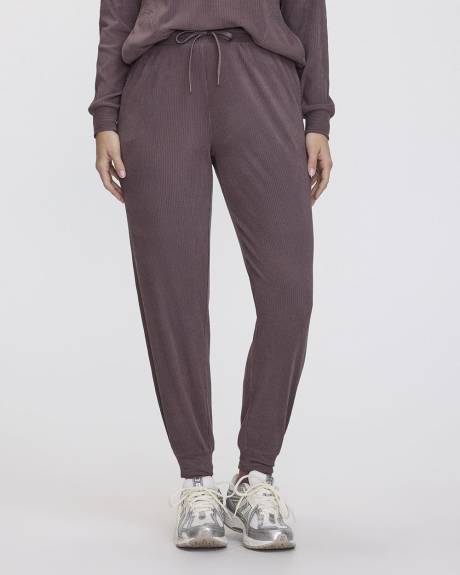 Velvet Ottoman-Knit Jogger - Hyba