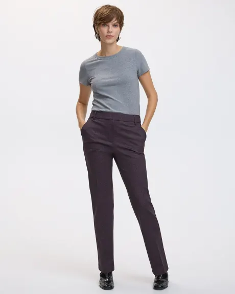 Pantalon à taille haute et jambe droite - Le Stretch Moderne (MD)