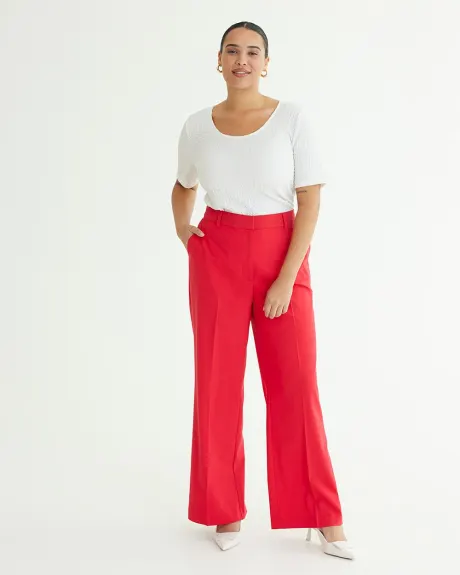 Pantalon à jambe droite et taille haute - L'Intemporelle