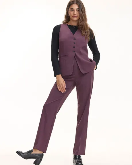 Straight-Leg High-Rise Pant - The Timeless - Petite