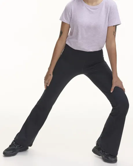 Pantalon legging Pulse à jambe évasée et taille haute - Hyba - Petite