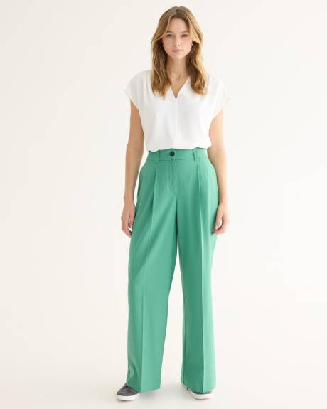 Wide-Leg High-Rise Pant - The Timeless