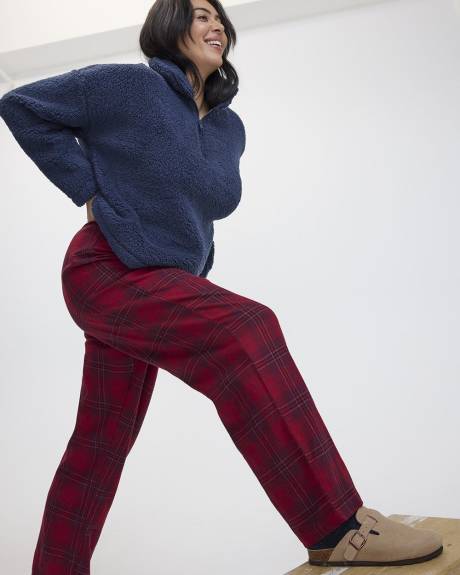 Straight-Leg Flannel Pyjama Pant