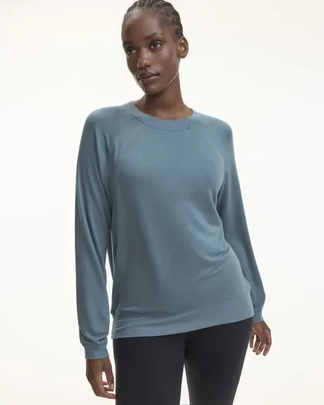 Long-Sleeve French Terry Sweatshirt - Hyba