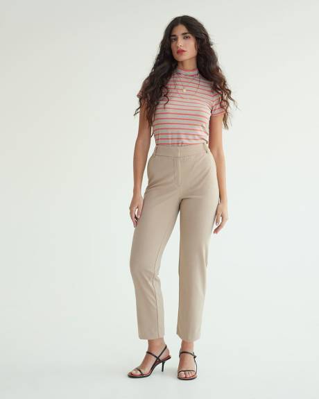 Super High-Rise Straight-Leg Ankle Pant - Petite