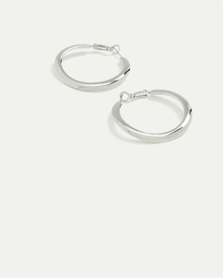 Large Flat Hoops