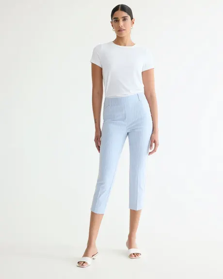 Pantalon capri à jambe étroite et taille haute - L'Iconique (MD)