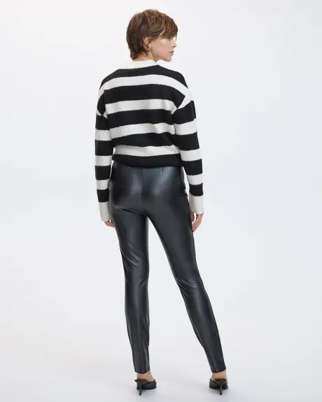 Legging en faux cuir