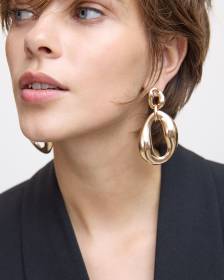 Earrings with Bubble Pendants