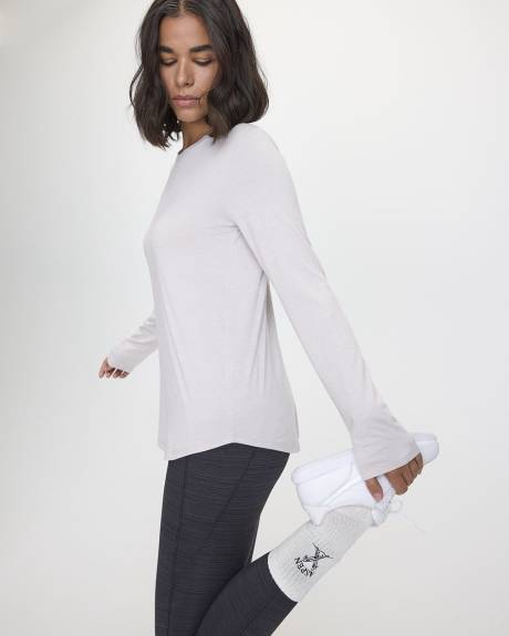 Long-Sleeve Crew-Neck Tee - Dry Lux Hyba Essentials