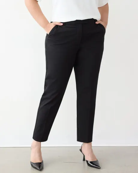 Pantalon à taille haute et jambe étroite - Le Stretch Classique - Coupe Courbes