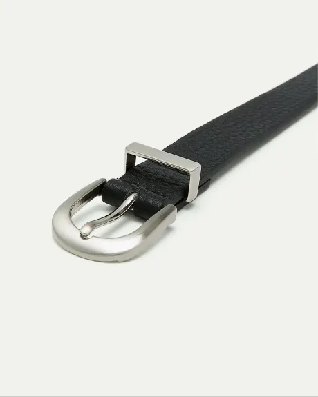 Ceinture mince en faux cuir