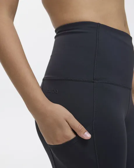 High-Rise Running Legging with Sealed Pocket - Hyba