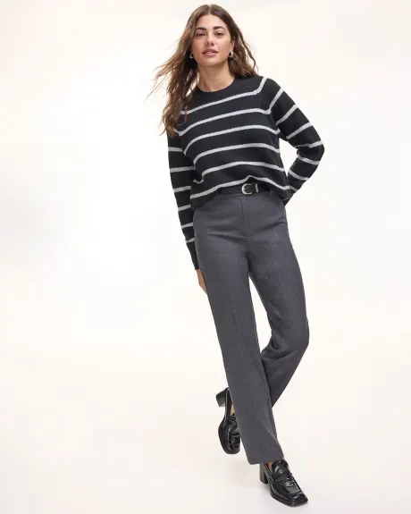 Straight-Leg High-Rise Pant - The Timeless