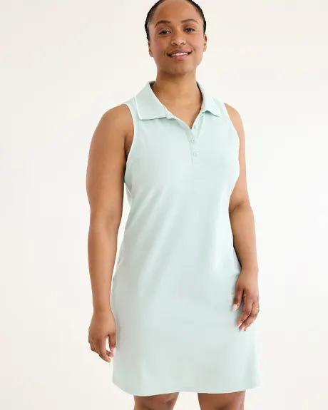 Sleeveless Polo Piqué Dress - Hyba