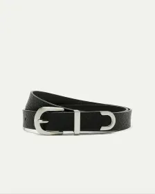 Ceinture mince en faux cuir