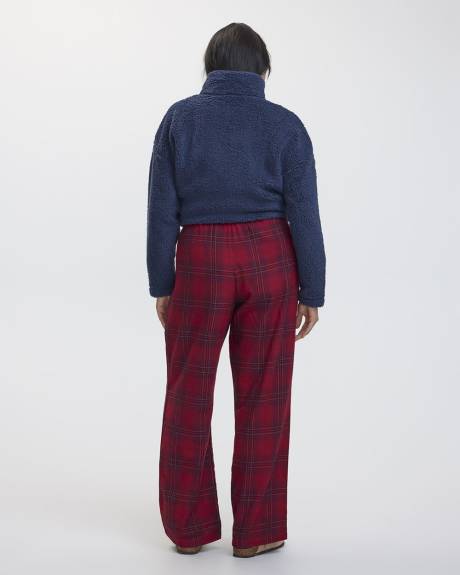 Straight-Leg Flannel Pyjama Pant