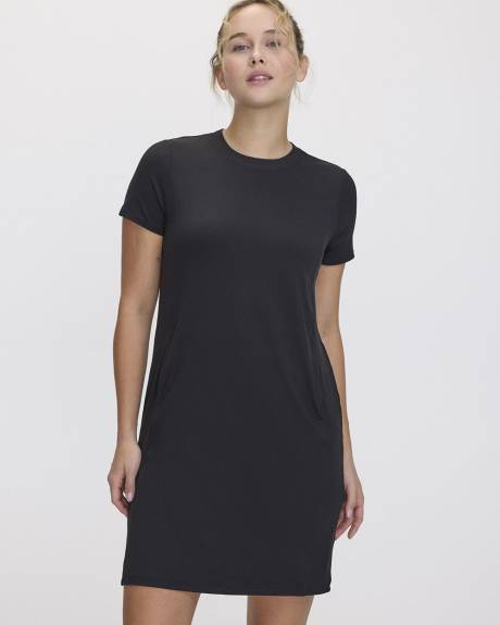 Short-Sleeve T-Shirt Dress - Dry-Lux (R) Hyba